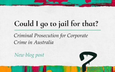 Could I go to jail for that?