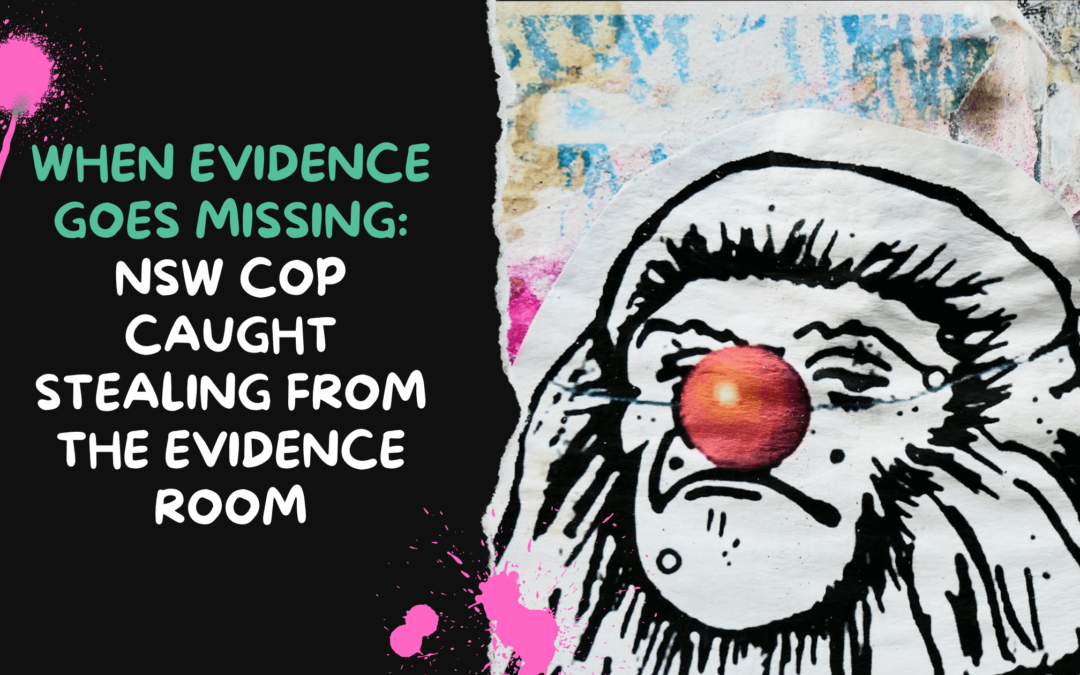 When Evidence Goes Missing: NSW Cop Caught Stealing from the Evidence Room